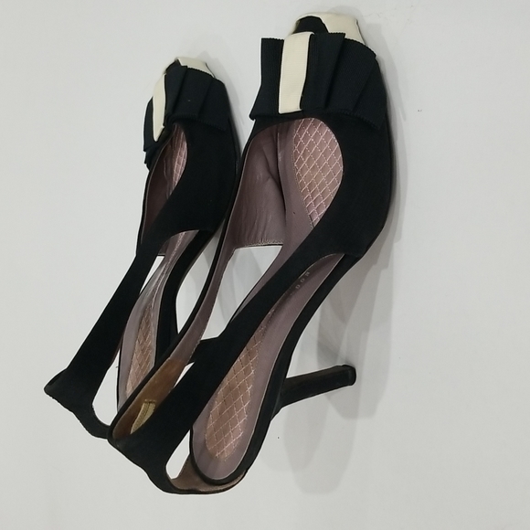 Vero Cuoio Anya Hindmarch Flat Toe Heels - Picture 4 of 9